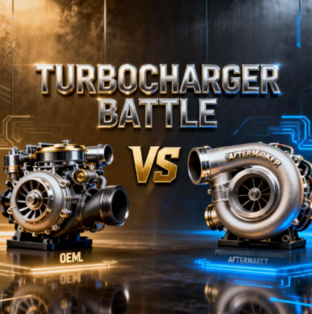 OEM vs Pengecas Turbo Selepas Pasaran